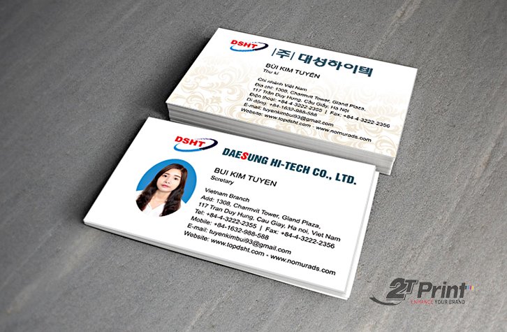 In Card Visit Giá Rẻ Tại Hà Nội ✔️ In Nhanh - Miễn Phí Thiết Kế