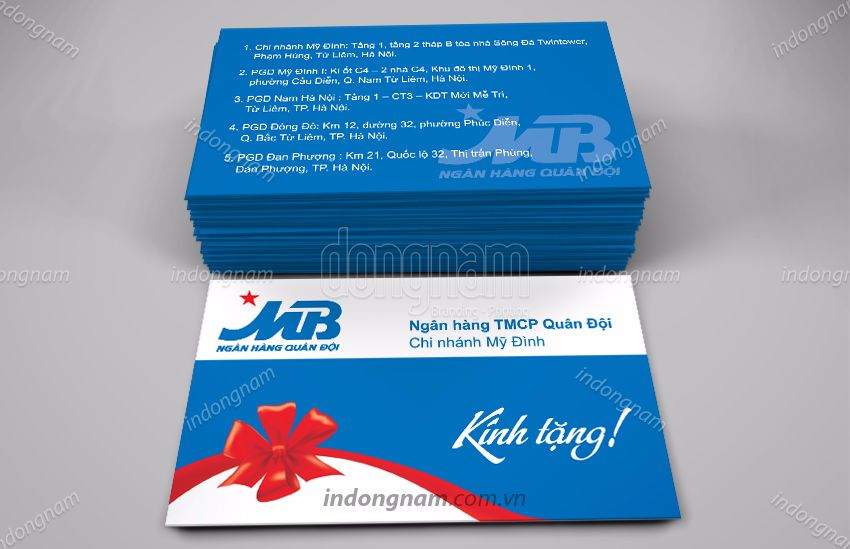 Giới thiệu trang thư viện mẫu card visit