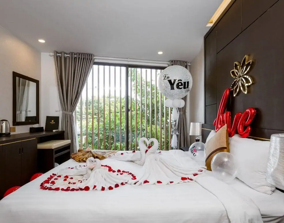 Hanami Hotel có đa dạng các loại phòng với trang thiết bị hiện đại