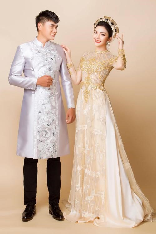 Xu hướng áo dài cưới cách tân được yêu thích nhất 2022 - Nicole Bridal