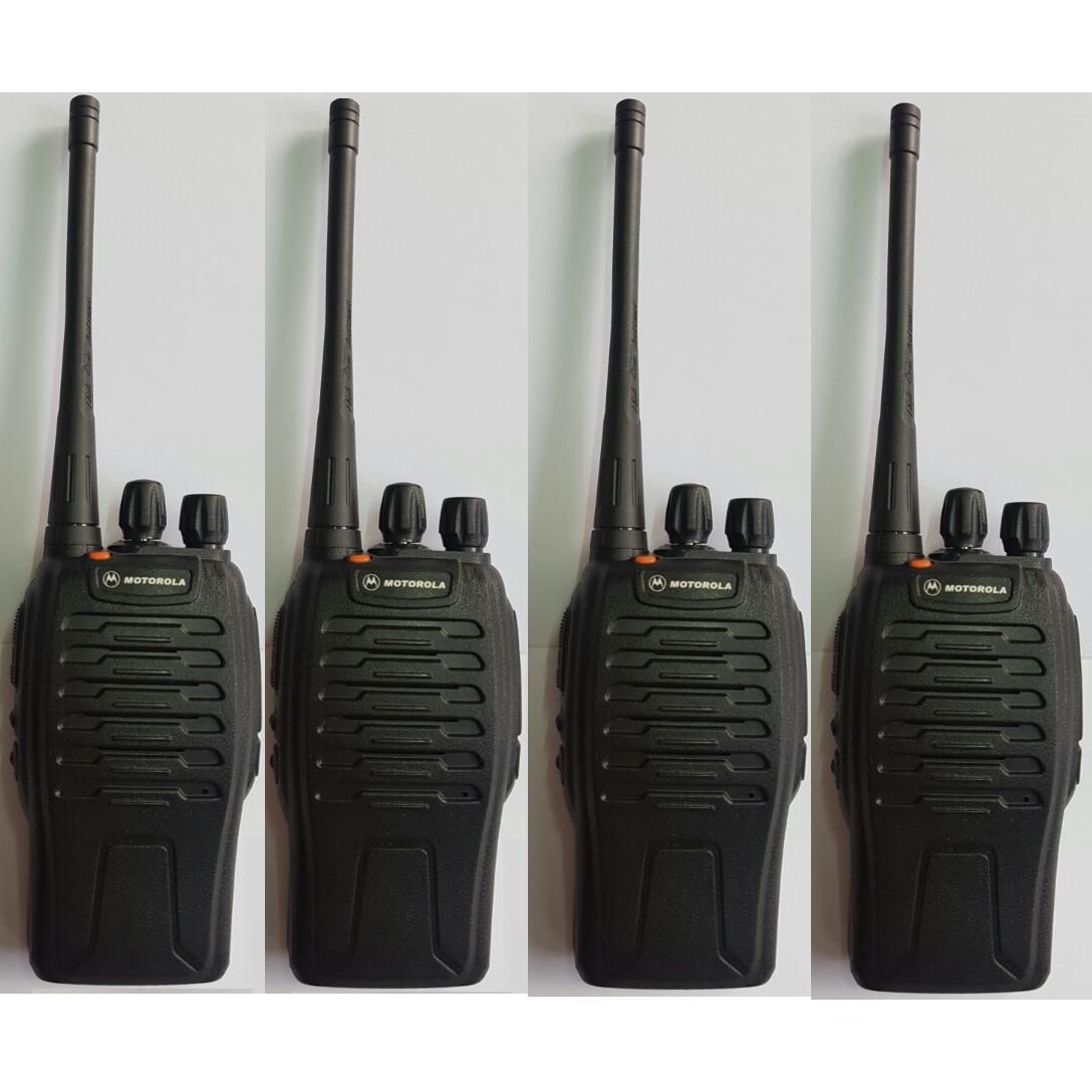Bán Bộ 4 Bộ đàm chất lượng cao Motorola GP668(BN4)+Tặng 04 tai nghe đen theo máy giá chỉ 0₫ | Review ZimKen