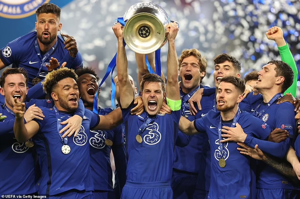 Ảnh Chelsea vô địch Champions League