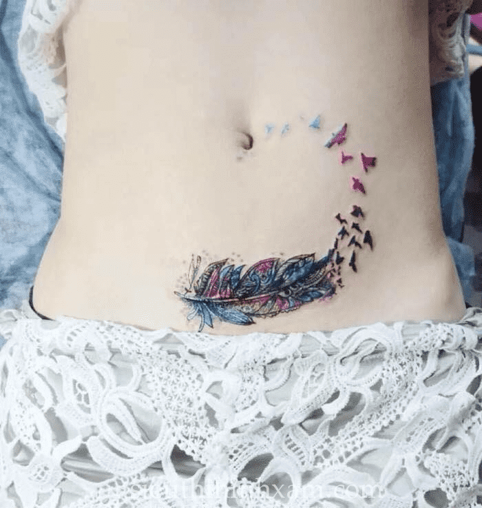 Hình Xăm Ở Bụng Đẹp ❤️ Mẫu Tattoo Xăm Bụng Nam Nữ