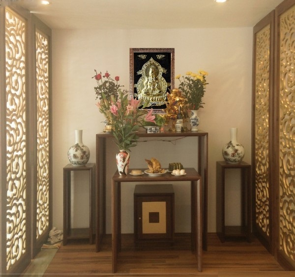 Cách chọn đồ thờ và bài trí bàn thờ Phật tại gia