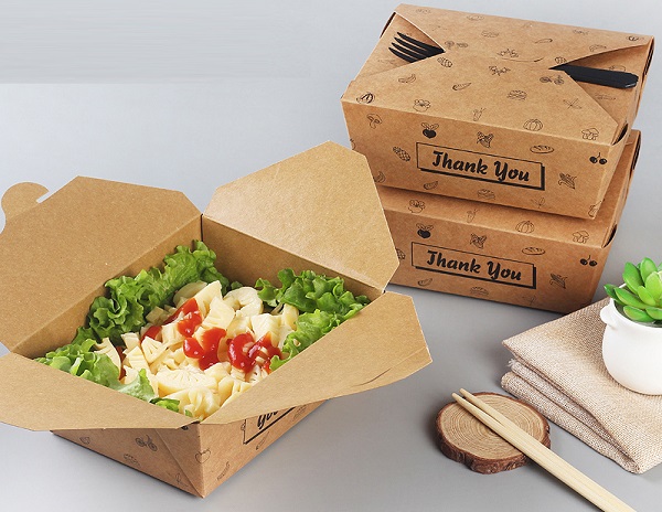 In hộp giấy đựng thức ăn nhanh, hộp đựng thức ăn nóng
