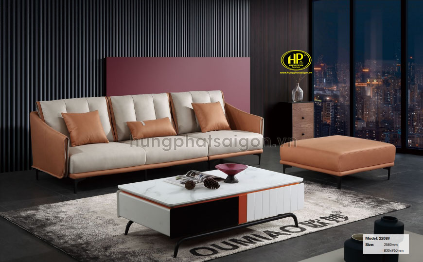 Sofa nỉ cao cấp nhập khẩu AT-2208