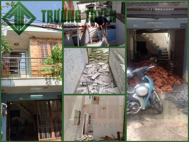 Thi công và phá dỡ nhà Bác Bình ở Trần Quang Khải Quận 1